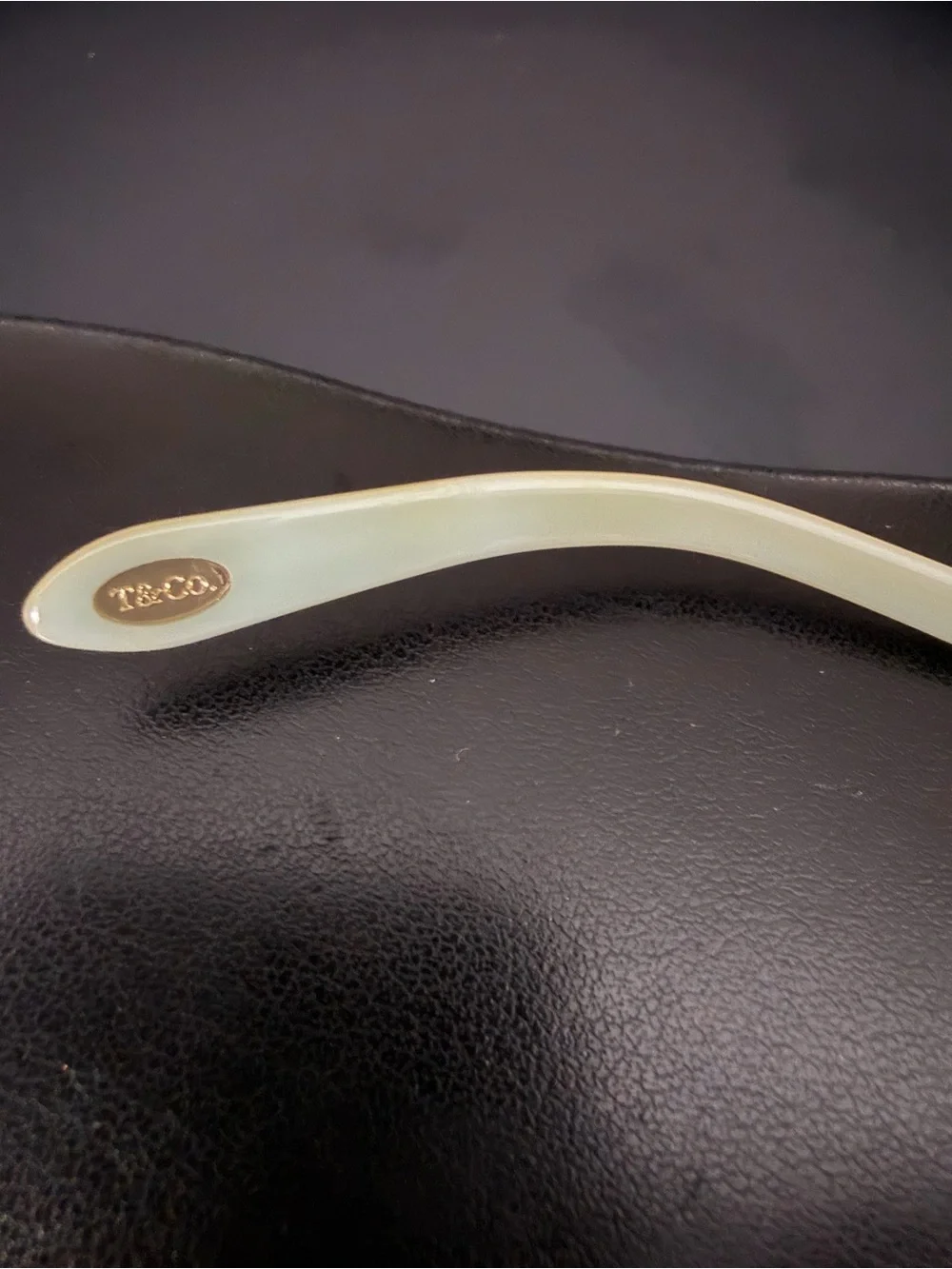 Tiffany & Co. Woman’s Brown and Tiffany Blue Crystal Accent Sunglasses